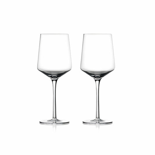 Zone Denmark Rotweinglas Rocks, 2er Set, Rotwein Glas, Weinglas, Kristallglas, 400 ml, 24439