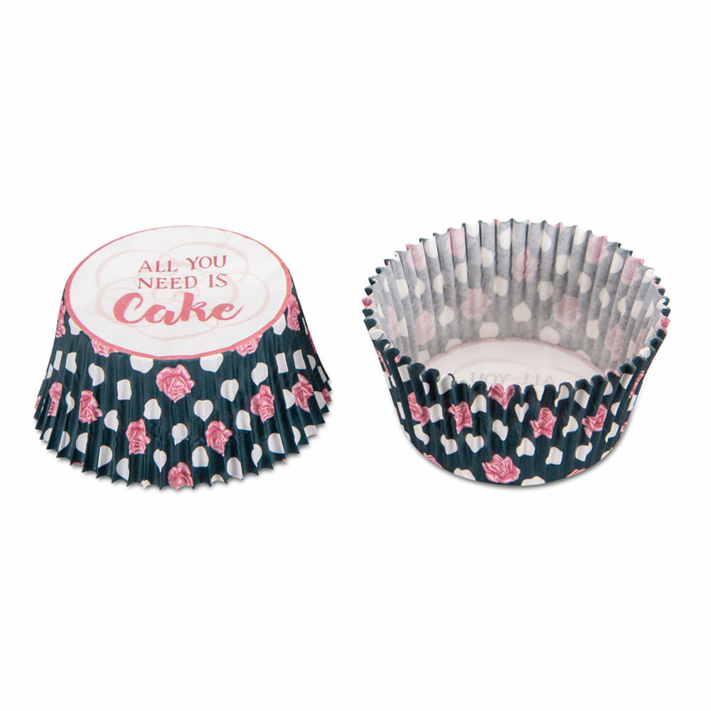 Städter Paper Baking Cups All You Need Is Cake Maxi, 50 pieces, paper cups, baking pan, muffin cups, paper, 337367