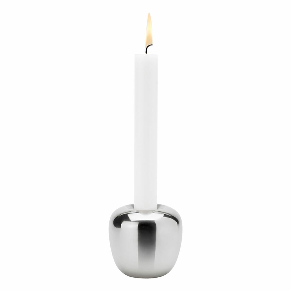 Stelton Kerzenständer Ora Edelstahl, Klein, Kerzenhalter, Teelichthalter, Stainless Steel, 103