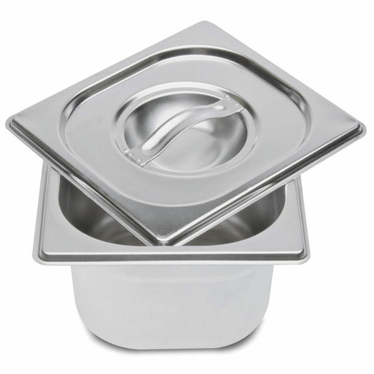 Städter Edelstahlbehälter, mit Deckel, für Temperiergerät, Wechselbehälter, Ersatzbehälter, Edelstahl, 330108