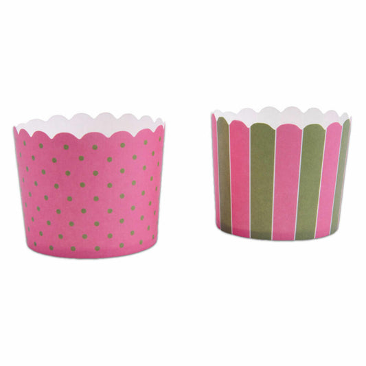 Städter cupcake baking pan pink-green maxi, 12 pieces, paper cups, baking cups, paper baking cups, paper, 337107