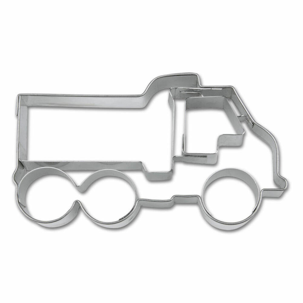 Städter embossed cookie cutter truck / lorry, cookie cutter, cookie shape, biscuit, cookies, stainless steel, 8 cm, 199613