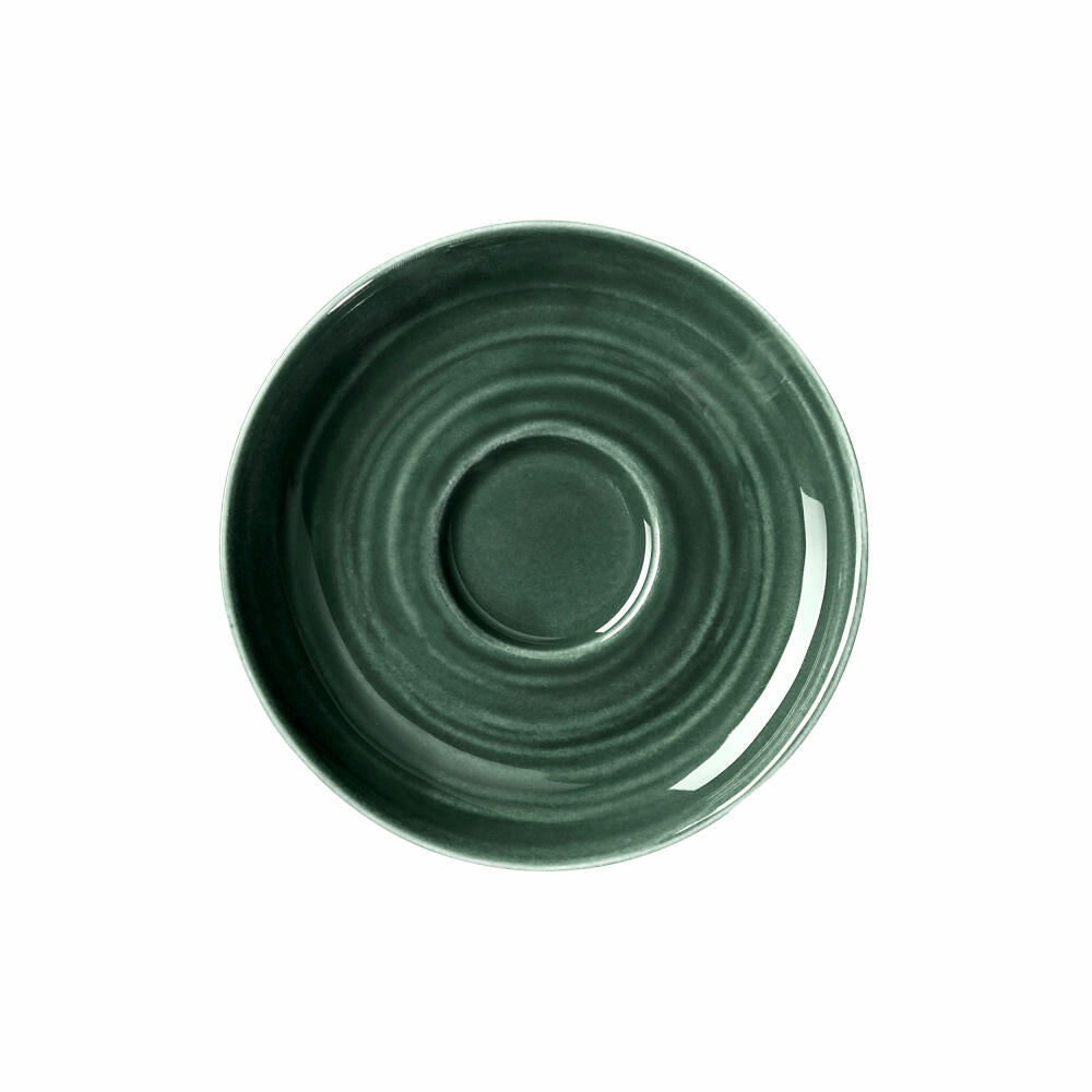 Seltmann Weiden Terra espresso saucer, saucer, porcelain, moss green, Ø 12 cm, 001.766262