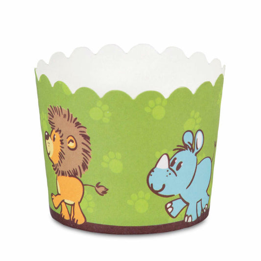 Städter Cupcake-Backform Echte Freunde Mini, 12 Stück, Papierförmchen, Backförmchen, Papierbackförmchen, Papier, 337206