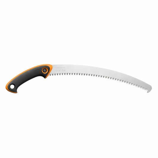 Fiskars Profi Handsäge SW-330, Hand Säge, Gartensäge, Gartenzubehör, Stahl / Kunststoff, Schwarz / Orange, 70 cm, 1020199