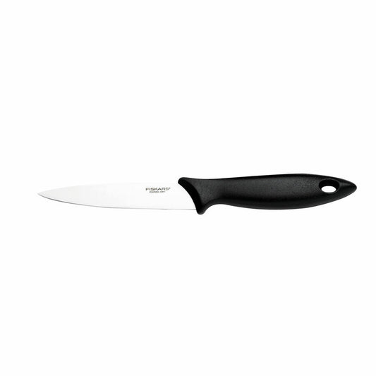 Fiskars Essential Gemüsemesser, Gemüse Messer, Küchenmesser, Küchenhelfer, Kunststoff / Edelstahl, 11 cm, 1023778