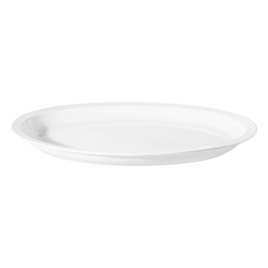 ASA Selection Grande Platte, Oval, Teller, Servier Platte, Keramik, Weiß, B 43 cm, 4733147