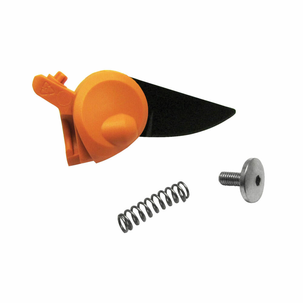 Fiskars Ersatzklinge für PowerGear X Gartenschere PX92, Ersatz Klinge, Schneidklinge, Ersatzteil, Stahl / Kunststoff, Schwarz / Orange, 1026275