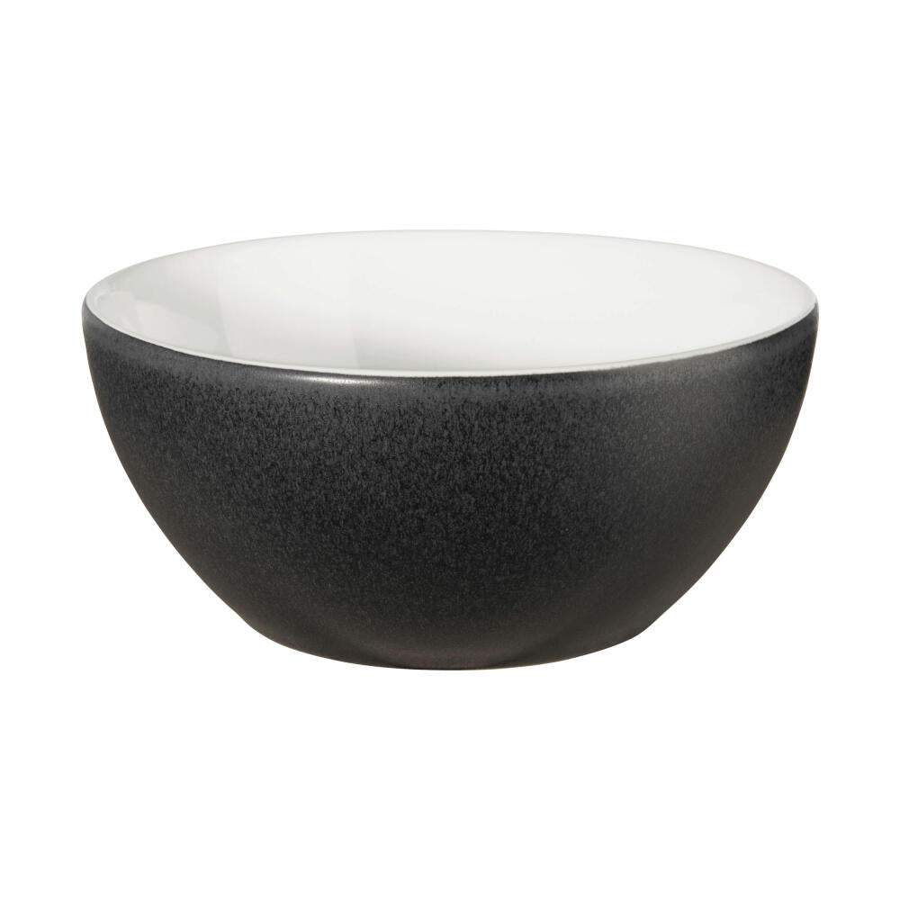 ASA Selection grande bowl Black Iron, cereal bowl, cereal bowl, stoneware, black matt, Ø 15.5 cm, 50290174