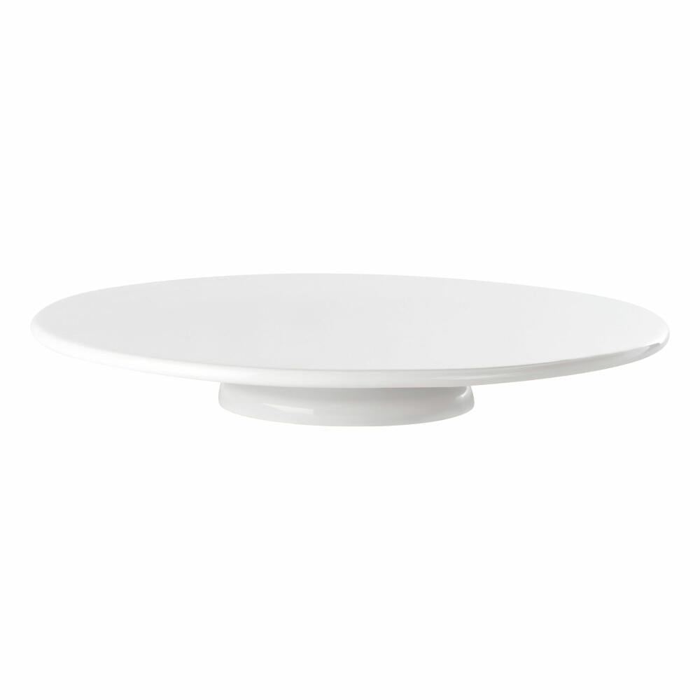 ASA Selection Grande Tortenplatte, Teller, Servier Platte, Keramik, Weiß, Ø 30 cm, 4799147