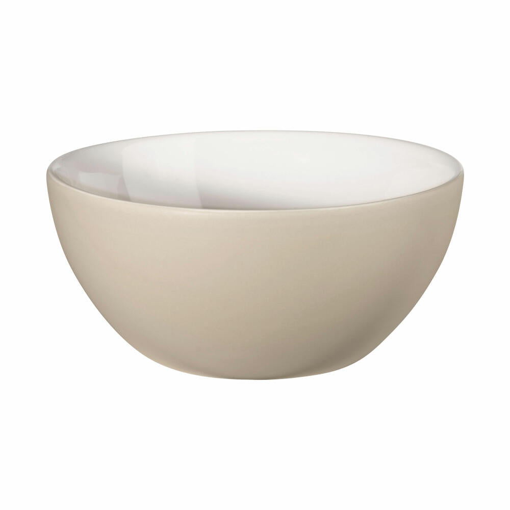 ASA Selection grande Schale Limestone, Müslischale, Müsli Schüssel, Steingut, Nude, Ø 15.5 cm, 50290228