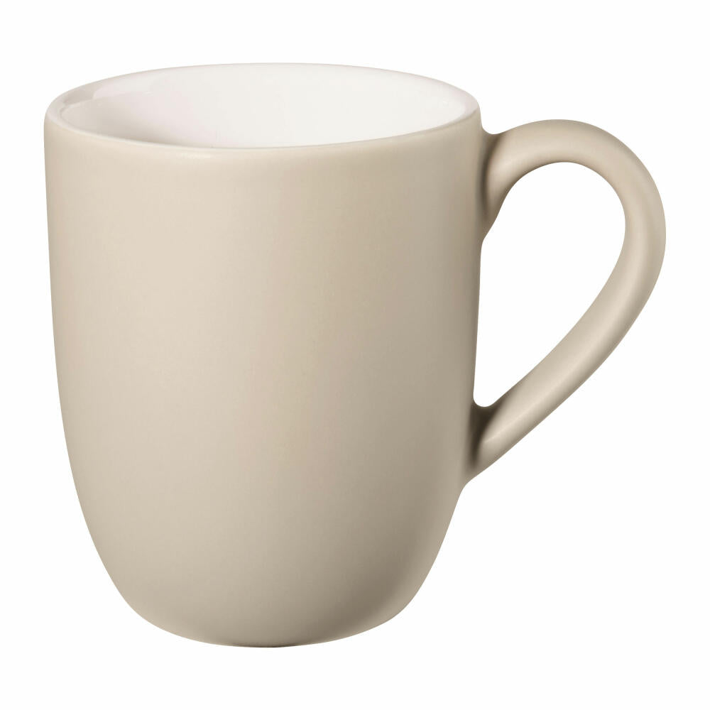 ASA Selection Grande Henkelbecher, Henkel Becher, Kaffeebecher, Tasse, Steingut, Limestone, 500 ml, 4707228