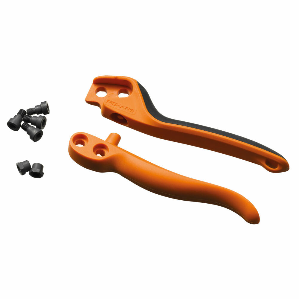 Fiskars Ersatzgriffe für Profi Gartenschere PB-8 M, Ersatz Griff, Handgriff, Ersatzteil, Stahl / Kunststoff, Schwarz / Orange, 1026282