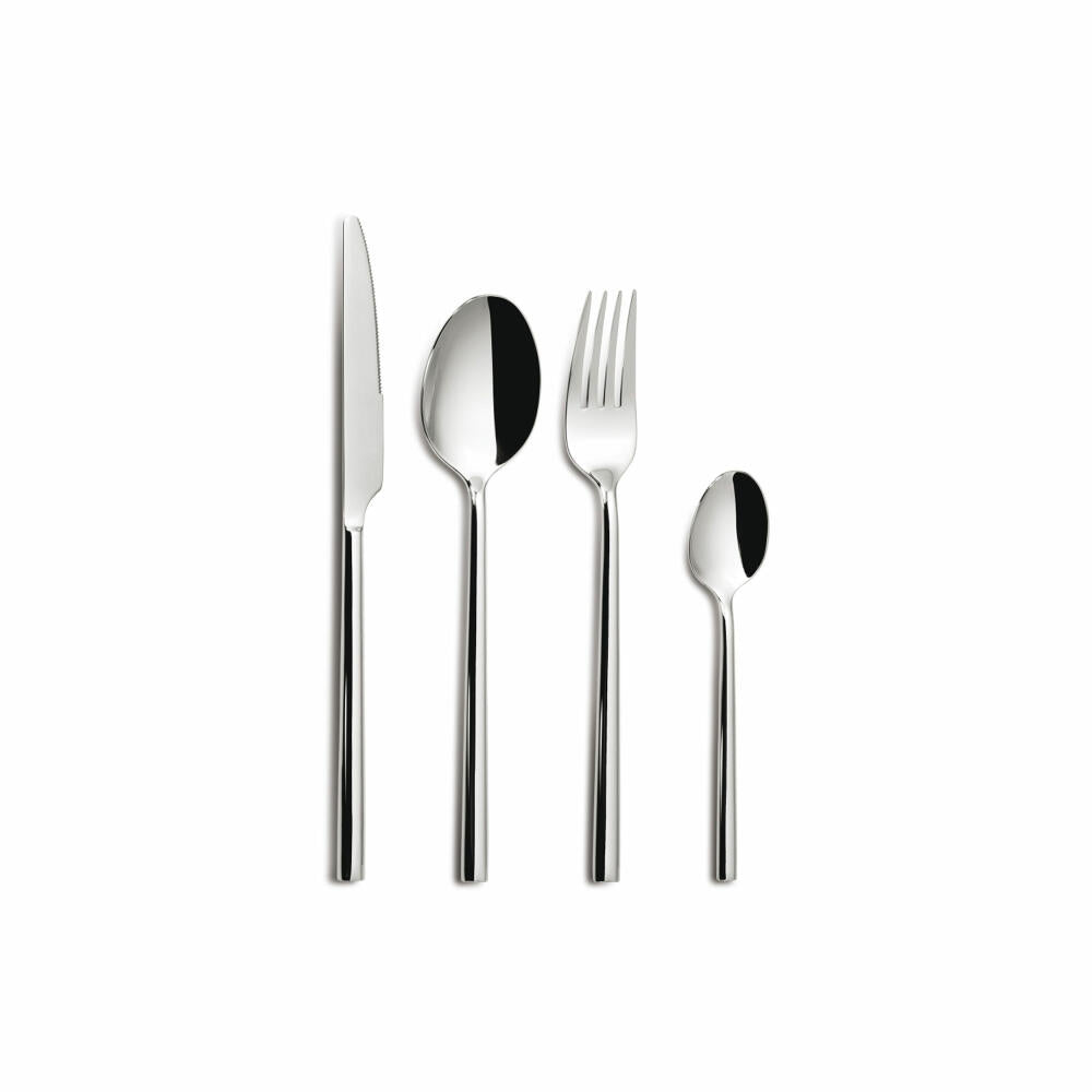 Comas cutlery set Oslo Eco 24-piece, table cutlery, stainless steel, silver-colored, 0298