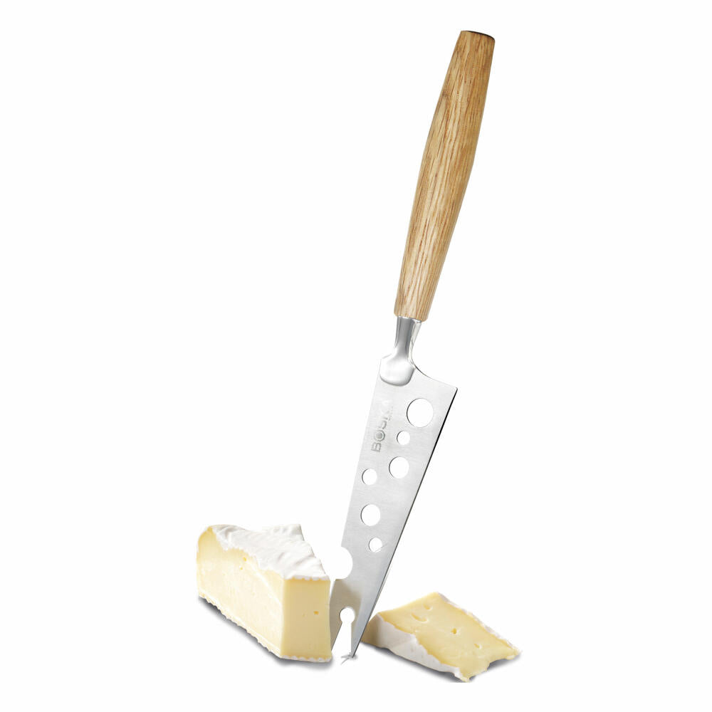 Boska Käsemesser Cheesy Eichen, Käse, Küchenhelfer, Messer, Europäisches Eichenholz / Edelstahl, 23.6 cm, 320234