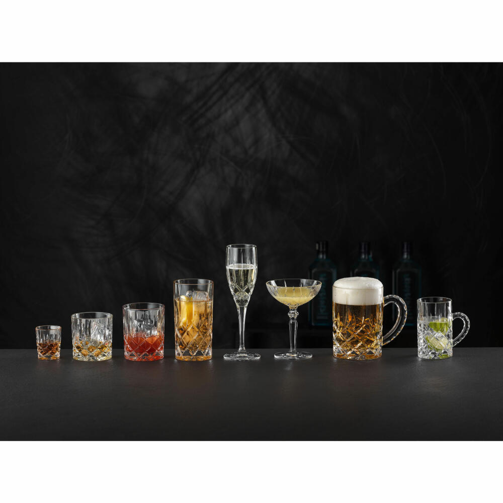 Nachtmann Noblesse SOF, 4er Set, Whiskyglas, Whiskybecher, Trinkglas, Kristallglas, 245 ml, 0098857-0