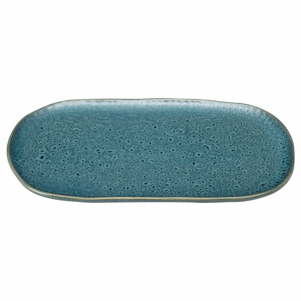 Leonardo Servierplatte Matera, Servierteller, Keramik, Blau, 32 x 18 cm, 022847