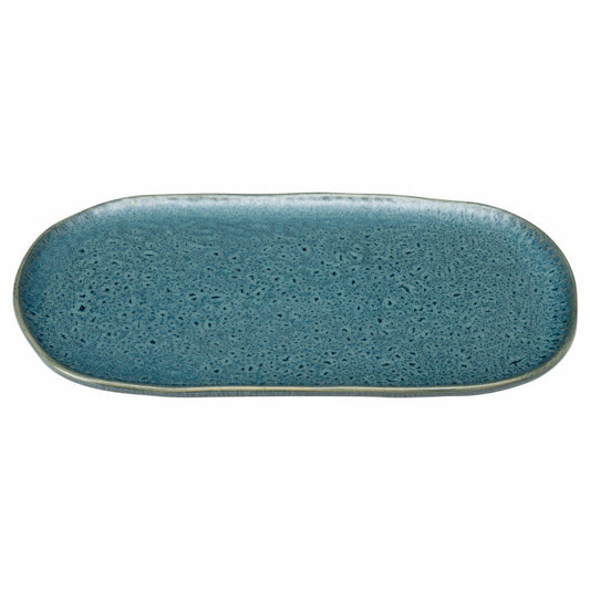 Leonardo Servierplatte Matera, Servierteller, Keramik, Blau, 32 x 18 cm, 022847