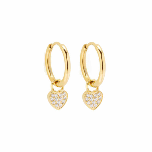 Leonardo Jewels Creole Amila CIAO set of 2, earrings, stainless steel, gold, 022969