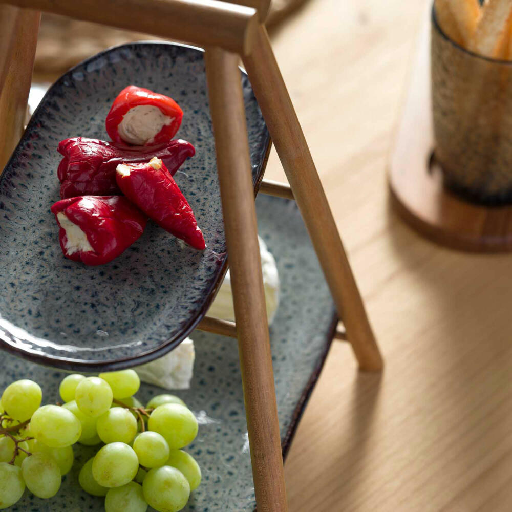 Leonardo Etagere Matera, serving tray, material mix, anthracite, 30.5 cm, 022854