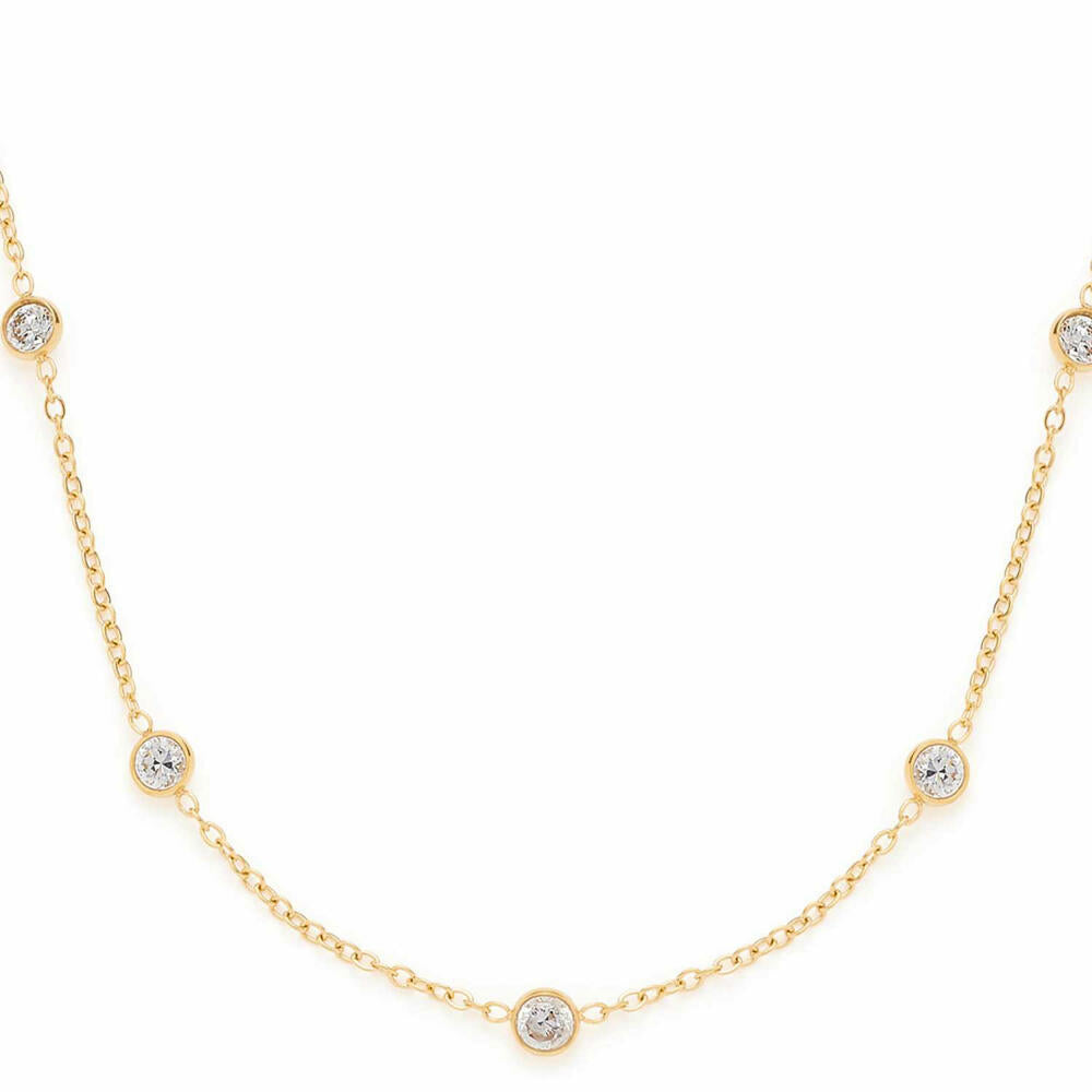 Leonardo Jewels Halskette Mini CIAO, Schmuckkette, Edelstahl, Gold, 022919