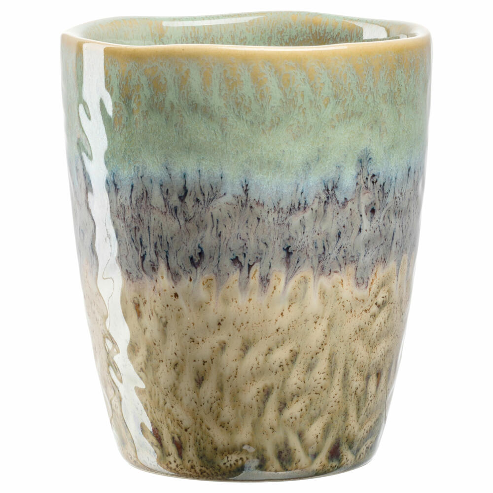 Leonardo Becher Matera, Tasse, Keramik, Grün, Anthrazit, Beige, 300 ml, 022841