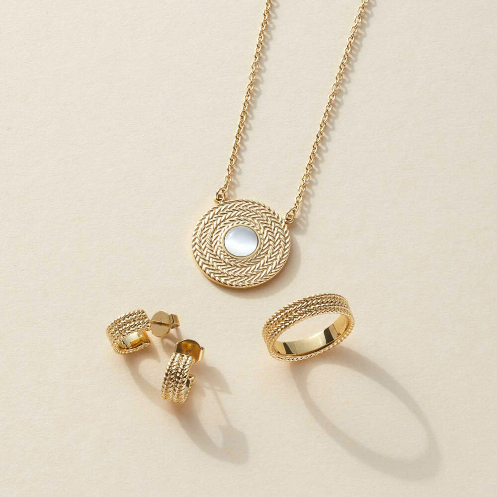 Leonardo Jewels Ring Theresia, Fingerschmuck, Edelstahl, Gold, Größe 17, 022866