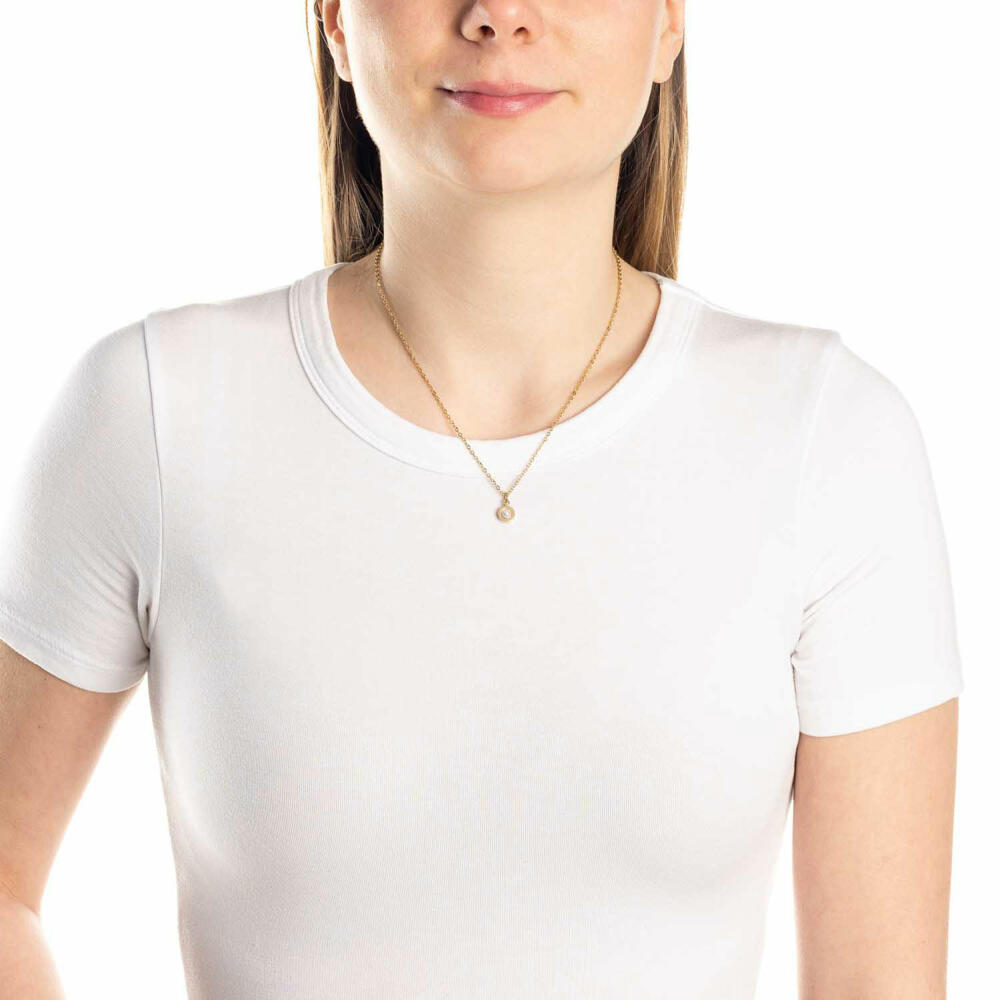 Leonardo Jewels Halskette Isa Sommer Special gold/weiß , Schmuckkette, Edelstahl, Gold, 022876