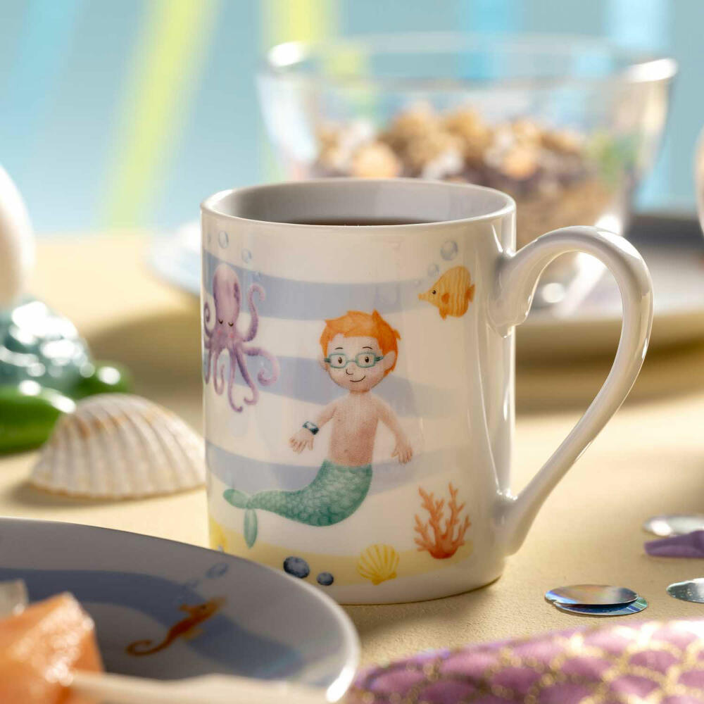 Leonardo children's tableware Bambini Avventura Sea 3-piece, porcelain, multi-colored, 022803