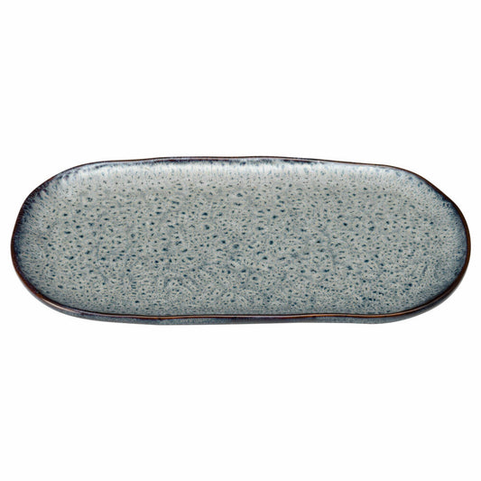 Leonardo Servierplatte Matera, Servierteller, Keramik, Anthrazit, 32 x 18 cm, 022846