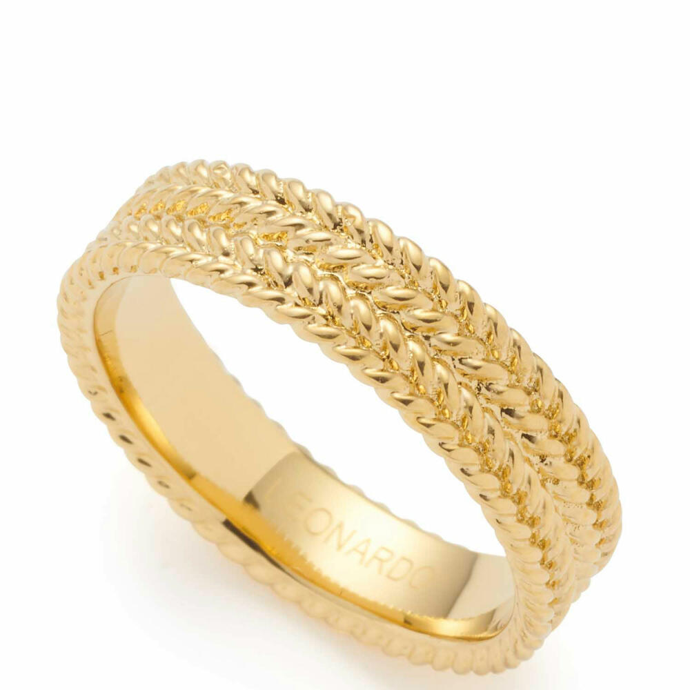 Leonardo Jewels Ring Theresia, Fingerschmuck, Edelstahl, Gold, Größe 17, 022866