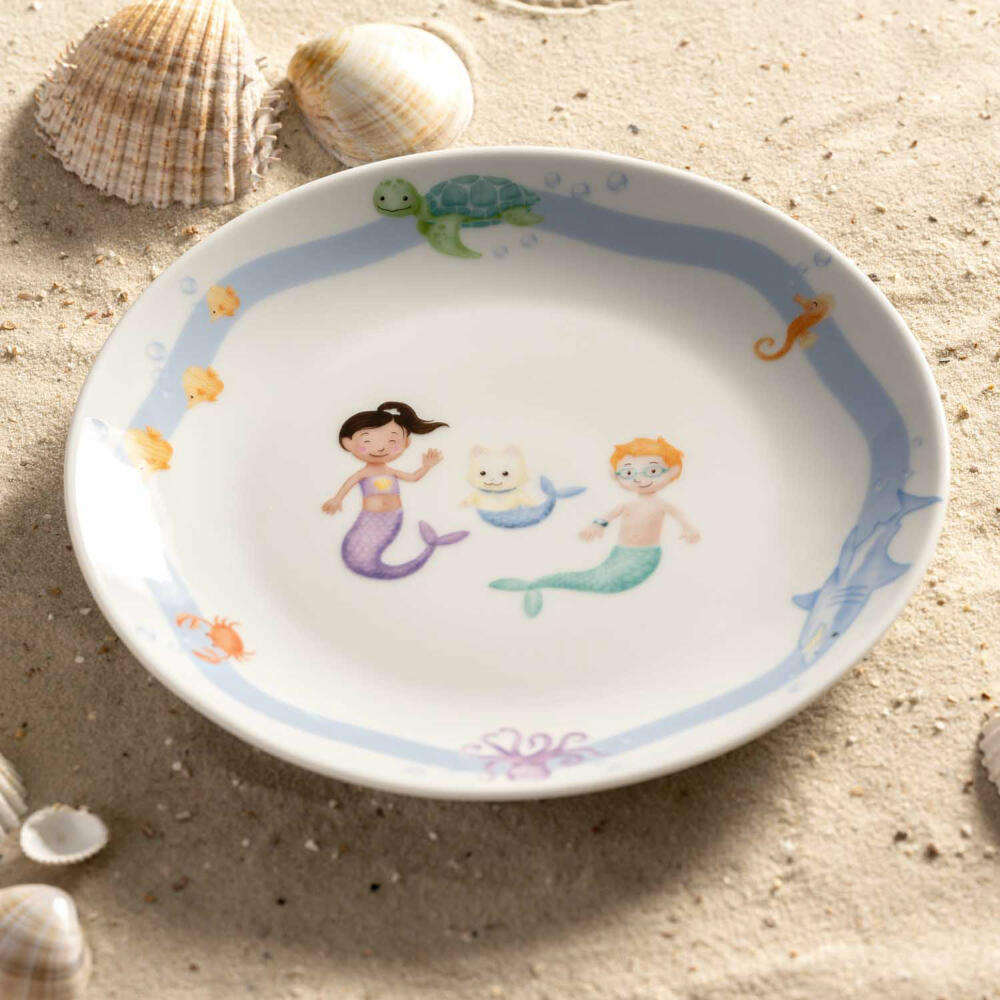 Leonardo children's tableware Bambini Avventura Sea 3-piece, porcelain, multi-colored, 022803