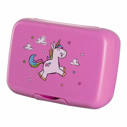 Leonardo lunch box Bambini Unicorn, breakfast box, lunch box, plastic, rosé, 022861