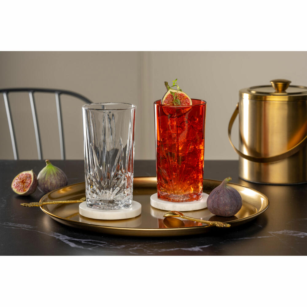 Leonardo Trinkglas Capri, Wasserglas, Saftglas, Kalk-Natron Glas, Klar, 390 ml, 022777