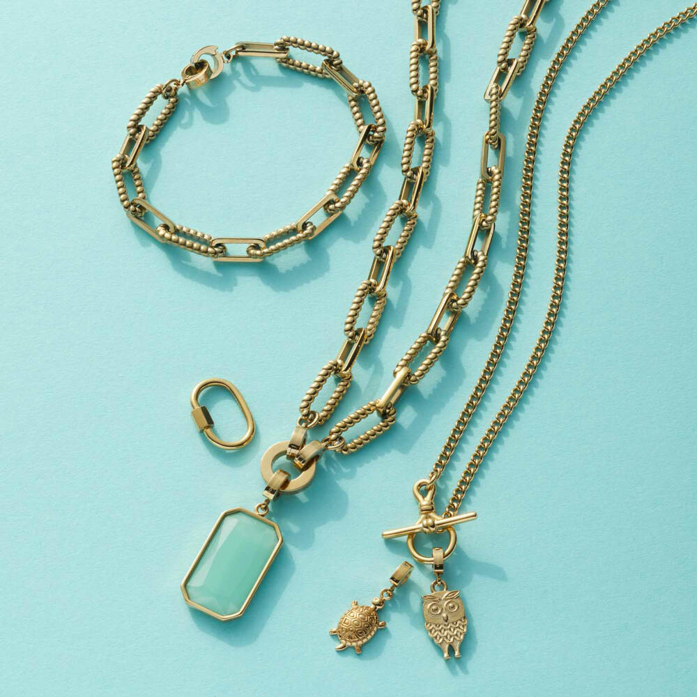 Leonardo Jewels Anhänger Mora Clip&Mix, Schmuckanhänger, Kettenanhänger, Edelstahl, Gold, 022894