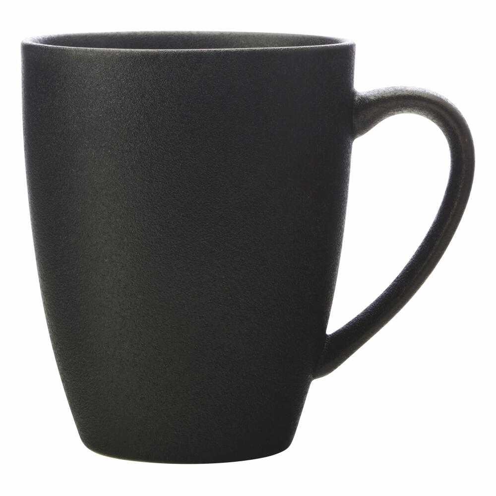 Maxwell &amp; Williams Caviar Black Mug, Cup, Coffee Cup, Premium Ceramic, Black, 400 ml, AX0353