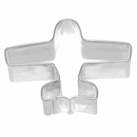 Birkmann airplane cookie cutter, cookie cutter, cookie mold, biscuit, cookies, stainless steel, 7 cm, 194762