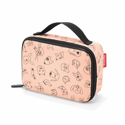 reisenthel thermocase kids, toiletry bag, cosmetic bag, wash bag, cats and dogs rose, OY3064