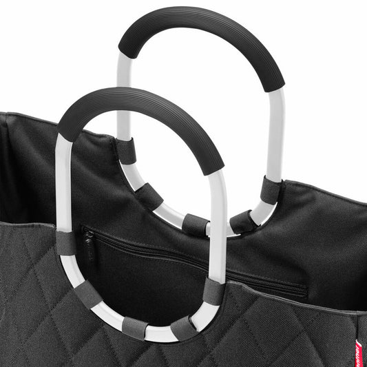 reisenthel loopshopper L, Einkaufstasche, Shopper, Tragetasche, Tasche, Rhombus Black, 25 L, OR7059