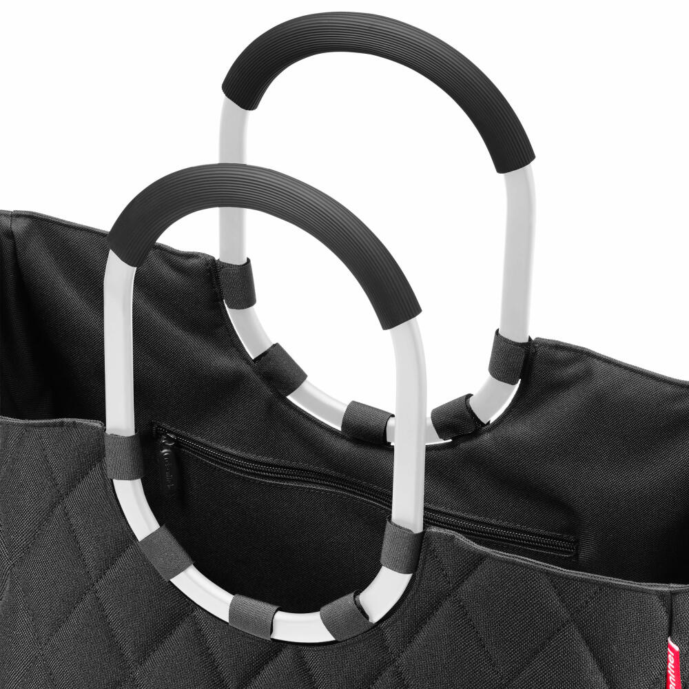 reisenthel loopshopper L, shopping bag, shopper, carrying bag, bag, Rhombus Black, 25 L, OR7059