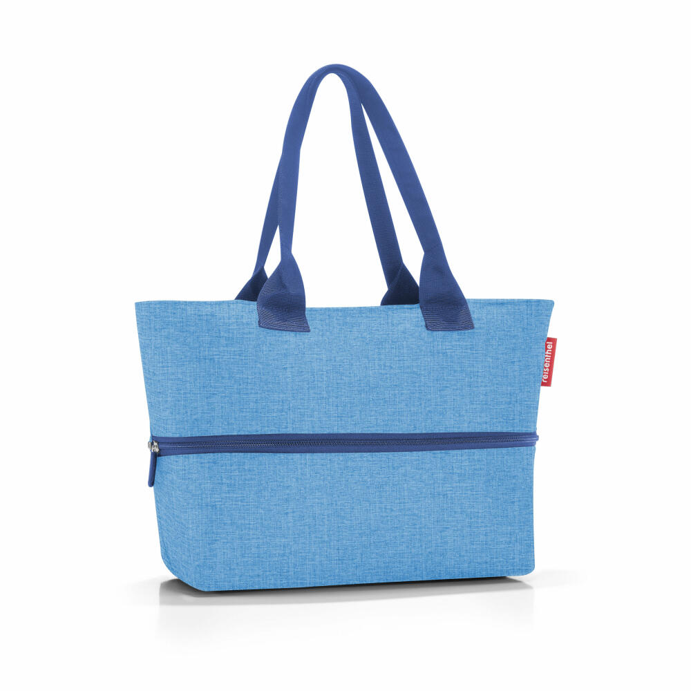 reisenthel shopper e1, shopping bag, carrying bag, bag, polyester fabric, Twist Azuret, 12 L, RJ4084