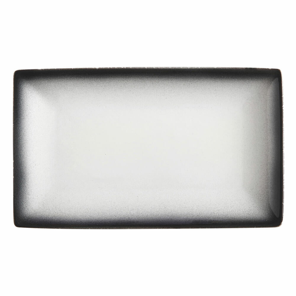 Maxwell & Williams Caviar Granite Platte, Servierplatte, Premium-Keramik, Granit, 27.5 x 16 cm, AX0267