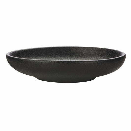 Maxwell &amp; Williams Caviar Black Dip Bowl, Small Bowl, Premium Ceramic, Black, 10 cm, 80 ml, AX0324