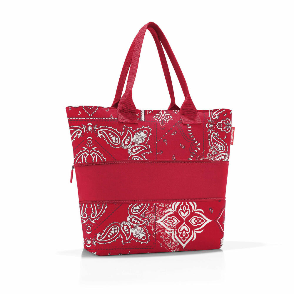 reisenthel shopper e1, shopping bag, carrying bag, Bandana Red, 12 L, RJ3087