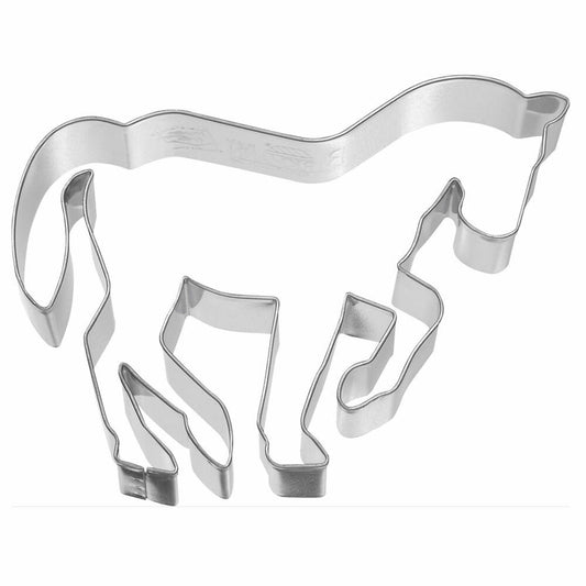 Birkmann cookie cutter horse in piaffe, cookie cutter, cookie shape, biscuit, biscuits, stainless steel, 11 cm, 194052