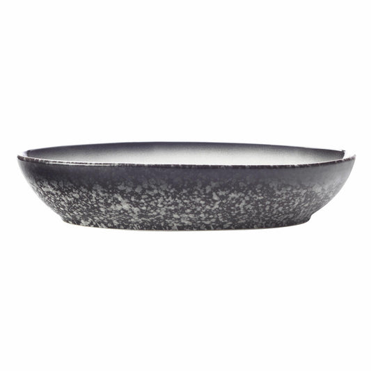 Maxwell & Williams Caviar Granite Schale Oval, Schälchen, Premium-Keramik, Granit, 25 x 17 cm, 900 ml, AX0263