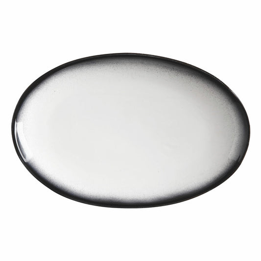 Maxwell &amp; Williams Caviar Granite Platter Oval, Serving Platter, Premium Ceramic, Granite, 25 x 16 cm, AX0259