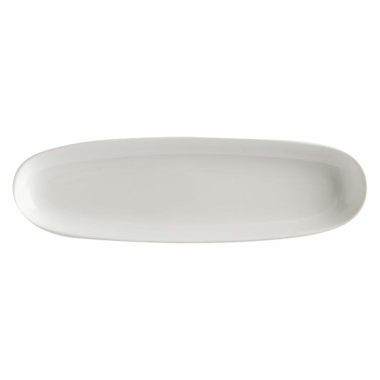 Maxwell & Williams White Basics Platte, Servierplatte, Porzellan, Weiß, 39 x 9 cm, AX0399
