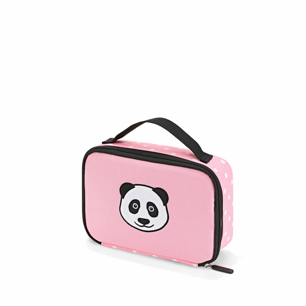 reisenthel thermocase kids, Isotasche, Kühltasche, Pausenbrottasche, Thermo Tasche, Polyestergewebe, Panda Dots Pink, 1.5 L, OY3072