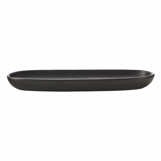 Maxwell &amp; Williams Caviar Black Platter, Serving Platter, Premium Ceramic, Black, 30 x 9 cm, AX0302